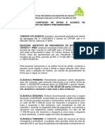 Termo de Confissão de Dívida e Acordo de Parecelamento de Débito Previdenciário - Ivo Gobato
