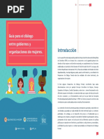 Diálogo entre gobierno y organizaciones de mujeres