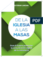 De La Iglesia A Las Masas Esteban Lanzani 2018 PDF