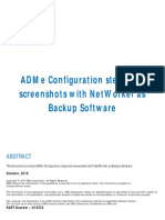 h15523 Adme Configuration Steps and Screenshots With Networker As Backup Software