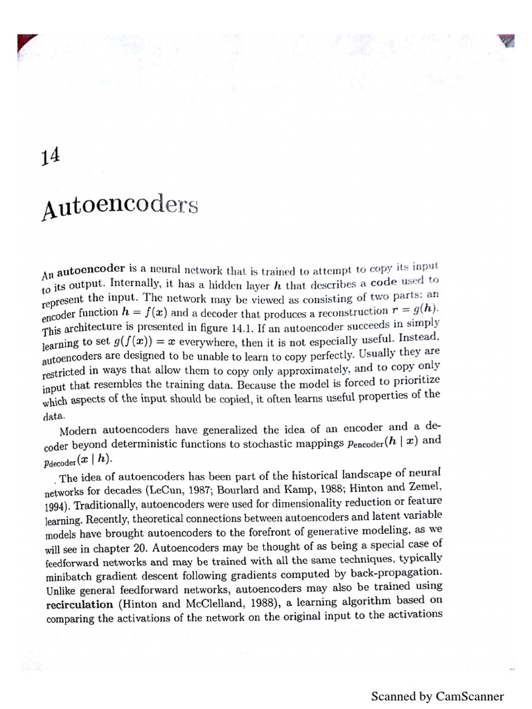 Auto Encoder | PDF
