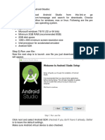 Step 1) Download Android Studio:: Step 1: Run .Exe File