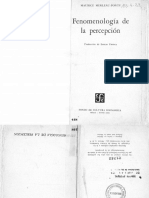 Fen. de La Percepción - Merleau-Ponty PDF