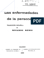Las Enfermedades de La Personalidad - T. H. Ribot PDF