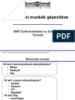 Betonozási Munkák Gépesítése PDF