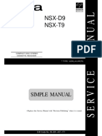 Service Manual AIWA NSX T9 Y AIWA NSX D9