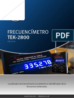 Frecuencimetro Tek 2800