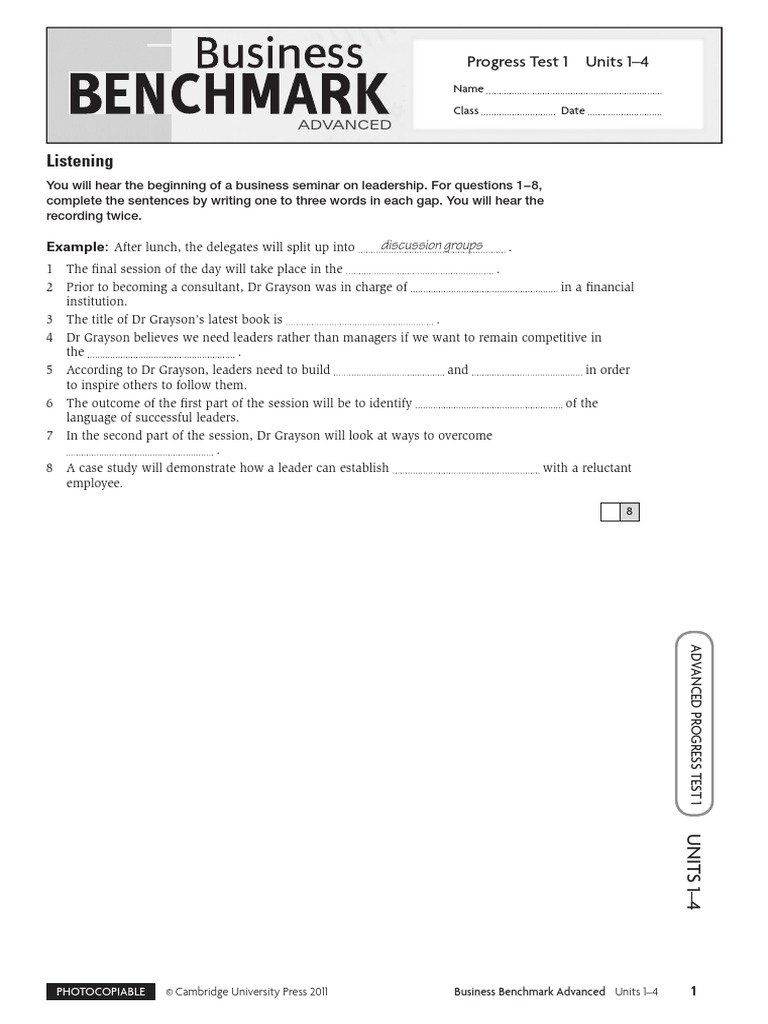 Business benchmark advanced progress test1 pdf motivation self