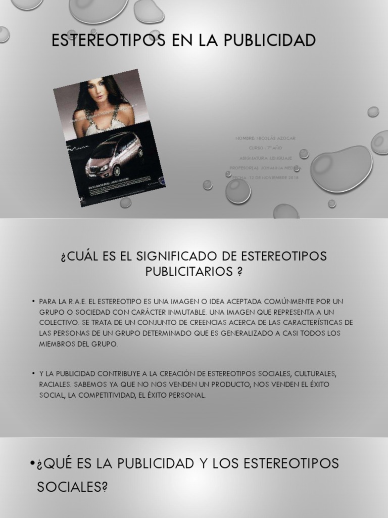 Estereotipos en La Publicidad PDF