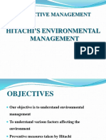 Perspective Management: Hitachi'S Environmental Management