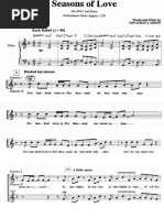 Seasons of Love | PDF