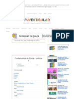 Fundamentos de Física - Volume 1 - FUVESTIBULAR PDF