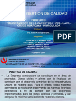 Trabajo Fina Calidad - Avance