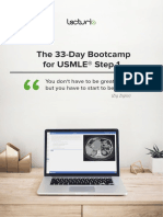 33 Day Bootcamp for USMLE Step 1