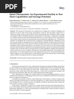 Smart Thermostats: An Experimental Facility To Test Their Capabilities and Savings Potential