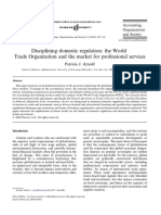Disciplining Domestic Regulation The WTO and The Market PDF