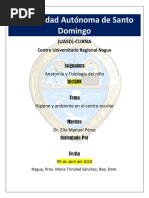 Higiene y Ambiente en El Centro Escolar.