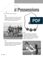Special Possessions: Lesson D