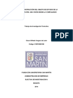 Hacia La Construcción Del Objeto de Estudio de La Administración Final PDF