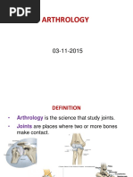 Inroduction of Arthrology - Ruan-2015