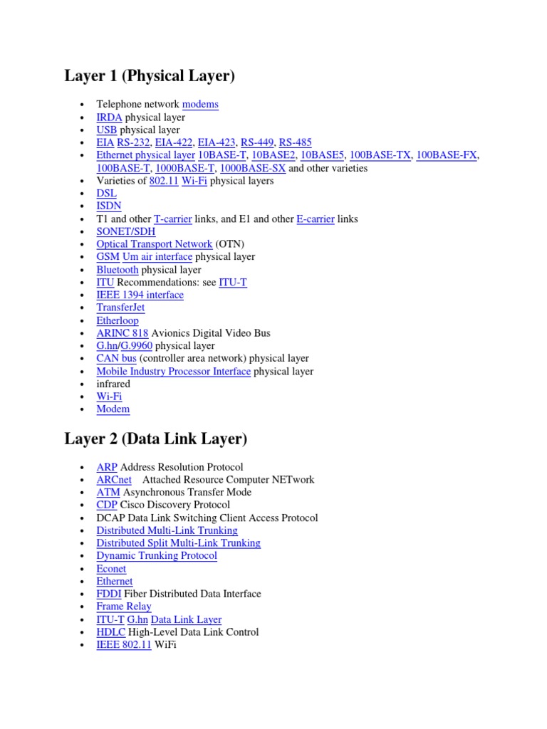 Overview of Layer 2.5 Protocols | PDF | Internet Protocol Suite ...