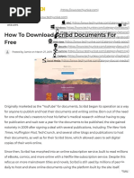 How To Download Scribd Documents For Free