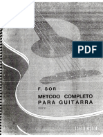 Metodo para Guitarra Sor-Coste