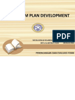 Program Plan Development