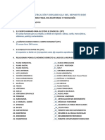 Examen de Anatomia y Fisioslogia I