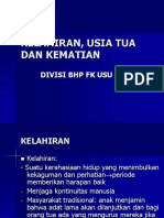 Kelahiran, Usia Tua Dan Kematian