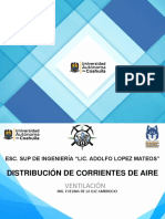 Distribucion de Corrientes de Aire