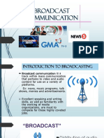 Introduction to Broadcast Communication