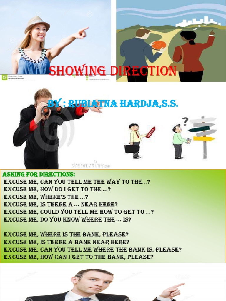 Direction Asking and Giving Guide | PDF | Language Arts & Discipline | Art