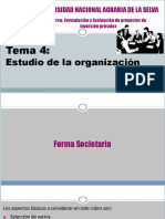 Estudio de La Organización