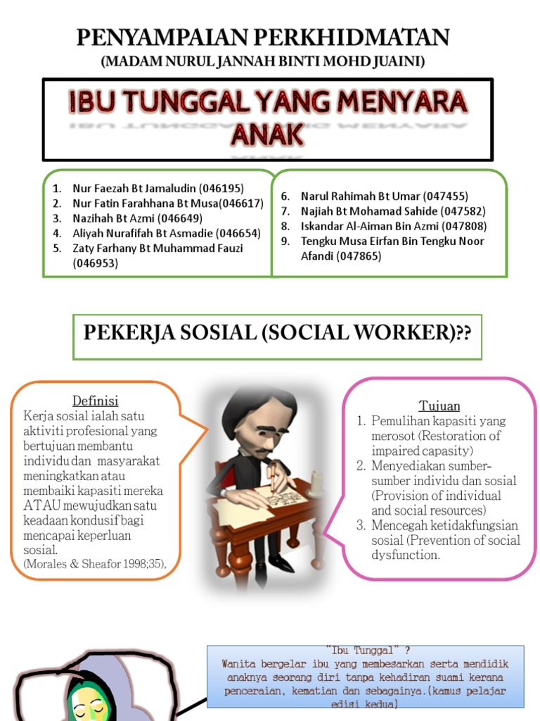 Pekerja Sosial Ibu Tunggal Yang Menyara Anak Pdf