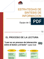 Estrategias de Sintesis de La Informacion