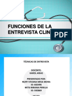 Funciones de La Entrevista Clinica