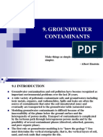 Groundwater Contaminants: Make Things As Simple As Possible, But Not Any Simpler. - Albert Einstein
