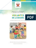 Proyectos de Aprendizaje Vigilantes de La Basura PDF