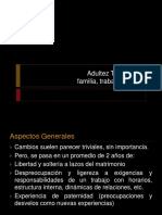 Adultez Temprana - Familia, Pareja y Trabajo