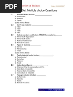 Questions Set: Multiple Choice Questions: Chapter 1: Overview of Business