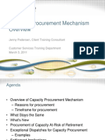 Capacity Procurement Mechanism Overview