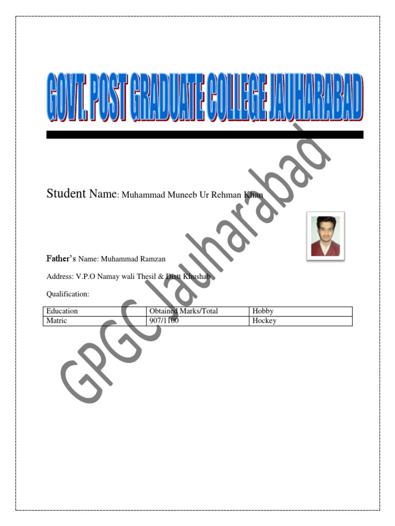 Student Name3 | PDF