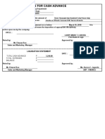 Travel Form & Liquidation