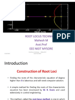 Root Locus Technique Mahesh M Asst - Prof Eee Nieit Mysore