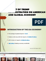 Impact of Trump Administration On American and Global Economy