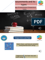 Range of Measurement Temperature Scales