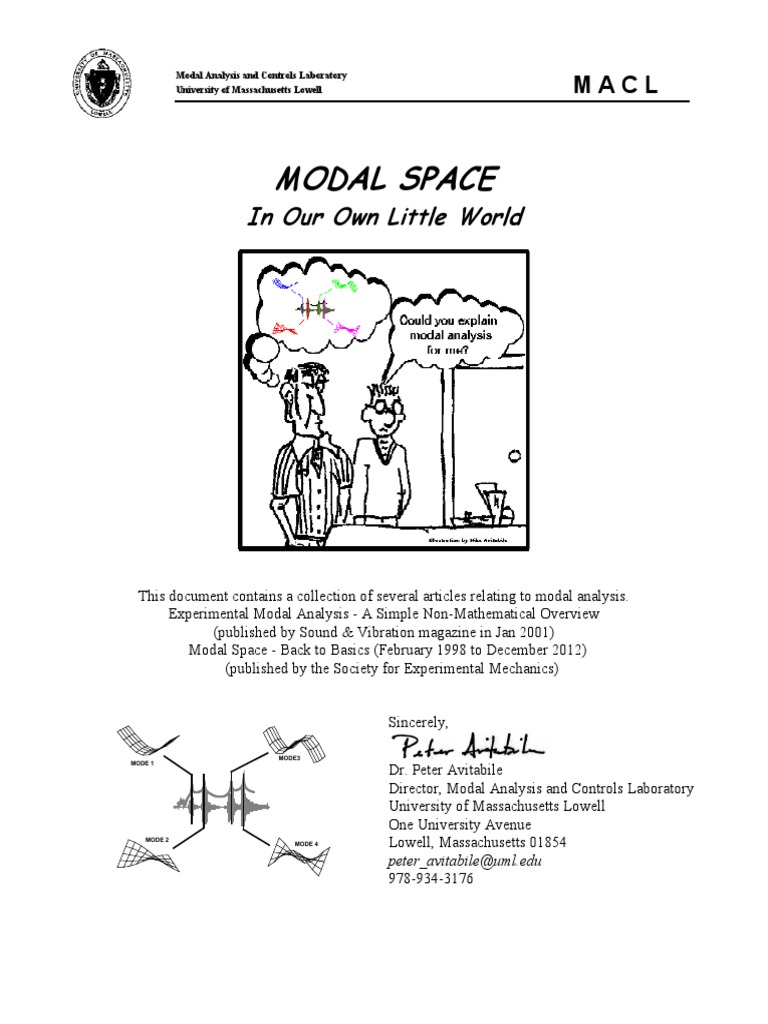 Modal Space: in Our Own Little World | PDF | Normal Mode | Spectral Density