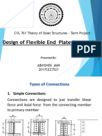 2017CEZ7521 - Design of Flexible End Plate Connection