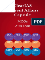 Clearias Current Affairs Capsule August 2018